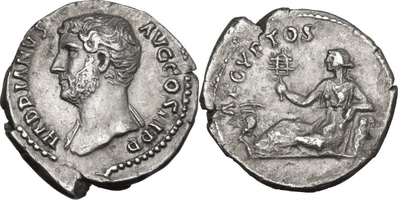 Hadrian (117-138). AR Denarius, Rome mint, 134-138 AD. RIC II 296. AR. 2.76 g. 1...