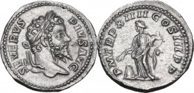 Septimius Severus (193-211). AR Denarius, Rome mint, 206 AD. RIC IV 200; C. 476. AR. 3.34 g. 18.50 mm. Perfectly centred and superb. EF.