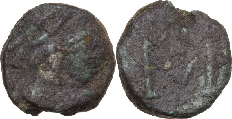 Libius Severus (Severus III, 461-465). AE 9 mm. Rome mint, issued under Ricimer....