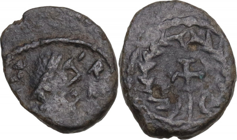 Vandals in North Africa and Sardinia. Hilderic (523-530). AE Nummus. Cf. MEC 1, ...