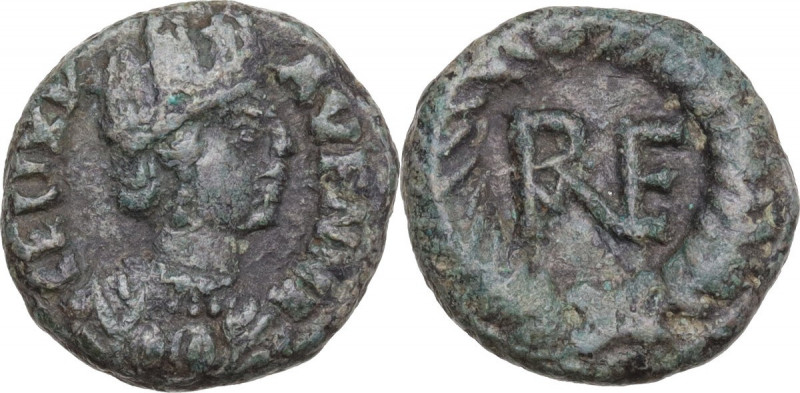 Ostrogothic Italy. Municipal bronze coinage of Ravenna. AE Decanummium, struck c...