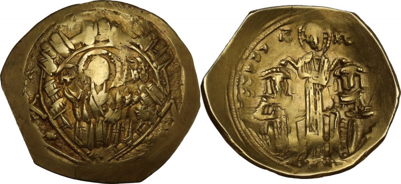 Andronicus II Palaeologus, with Michael IX (1295-1320). AV Hyperpyron Nomisma, C...