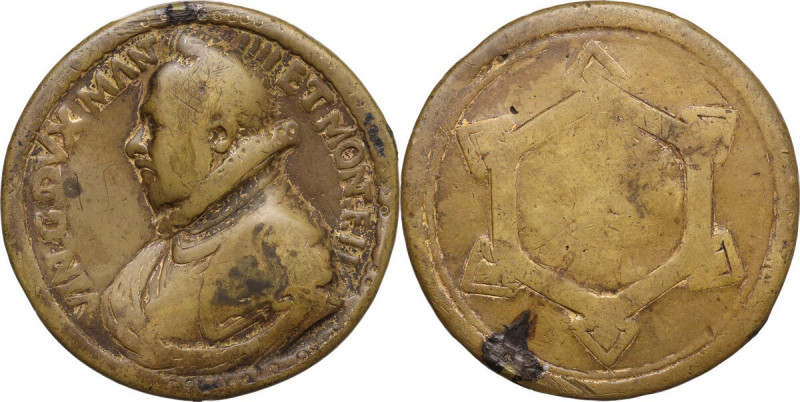 Casale. Vincenzo Gonzaga (1587-1612). Medaglia 1590 per la fondazione di Casale ...