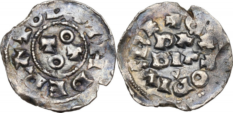 Pavia. Ottone I e Ottone II (962-967). Denaro. CNI 1/12; MIR (Lombardia, zecche)...