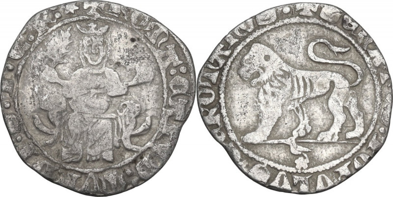 Roma. Senato Romano (1184-1439). Grosso, stemma Savelli. CNI 188 (al tipo); M. 4...