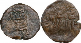 Venezia. Possedimenti Veneziani, Cattaro. Follaro con sigle M B , Marco Barbo massaro, 1527-1528. CNI 480; Paol. II 772 (al tipo). MI. 0.89 g. 15.00 m...
