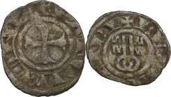 Viterbo. Sede Vacante (1268-1271), Camerlengo Pietro di Montebruno. Denaro paparino. CNI 6, tav. XIX, 20; M. 2; Berm. 164. MI. 0.50 g. 16.00 mm. qBB/B...