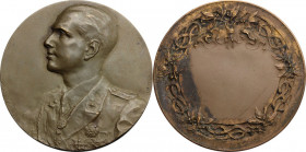 Regnando Vittorio Emanuele III (1900-1943), Umberto II (1904-1983). Medaglia premio. AE. 50.00 mm. Opus: Dal Castagnè. SPL.