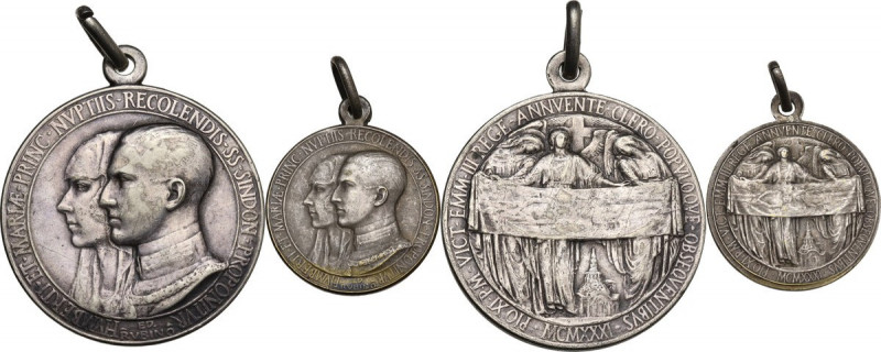 Regnando Vittorio Emanuele III (1900-1943), Umberto II (1904-1983). Coppia di me...