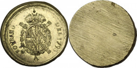 Milano. Peso della sovrana 1793, area di produzione Milano. Zavattoni 885. AE. 11.10 g. 25.00 mm. SPL.