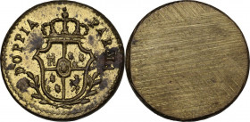 Parma. Peso della doppia, 1786-1796, area di produzione: Milano. Ottone. 7.12 g. 23.00 mm. SPL+.