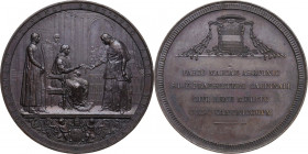 Pio IX (1846-1878), Giovanni Mastai Ferretti di Senigallia. Medaglia 1847. Bart. Pio IX I-43. AE. 55.50 mm. Opus: A. Fabris. Piccoli segnetti. SPL. Em...