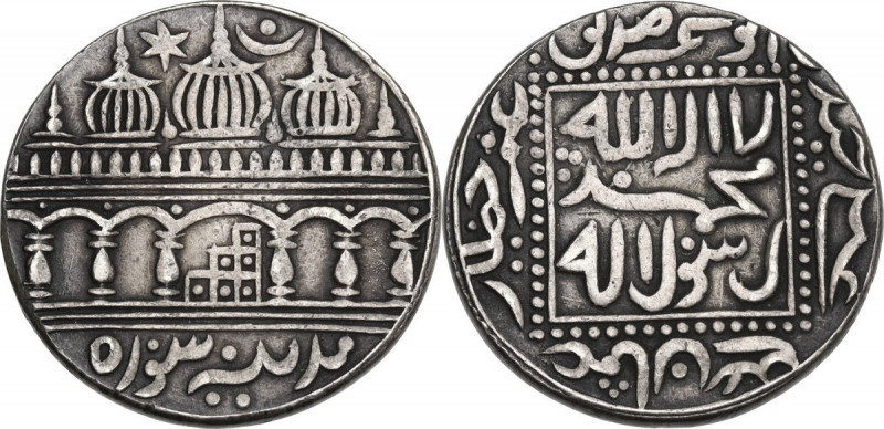 India. Temple Tokens (c. 1792-1850). CuNi, Mosque Token, Obv:. CU-NI. 11.90 g. 2...