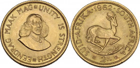 South Africa. Republic. AV 2 Rand 1962. KM 64. AV. 8.00 g. 22.00 mm.