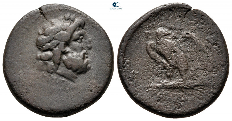 Mysia. Pergamon circa 133-27 BC. 
Bronze Æ

23 mm, 7,24 g



fine