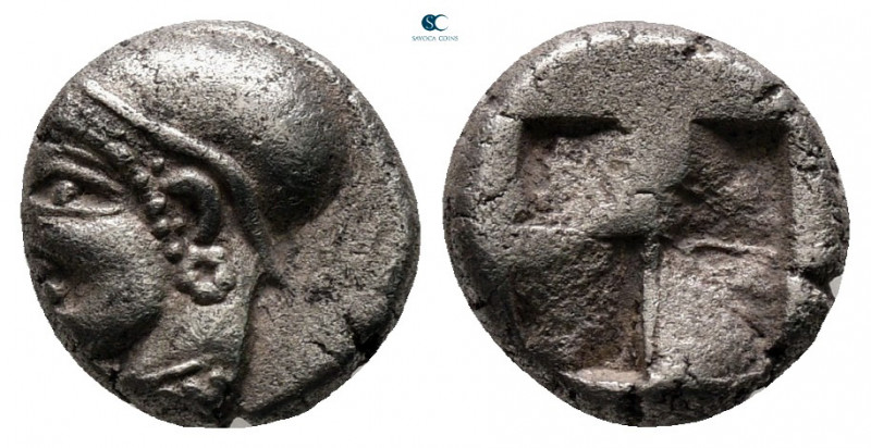 Ionia. Phokaia circa 521-478 BC. 
Diobol AR

9 mm, 1,25 g



very fine