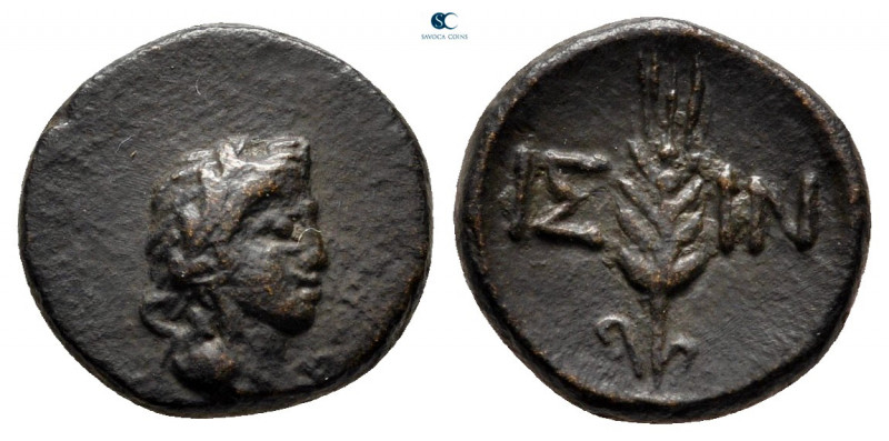 Pisidia. Isinda circa 100-0 BC. 
Bronze Æ

12 mm, 1,54 g



very fine