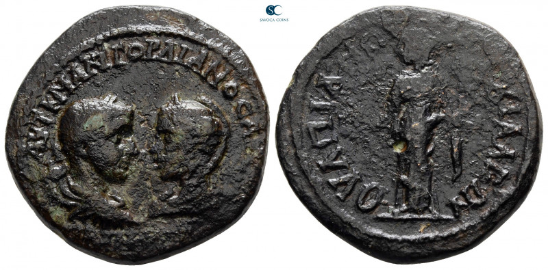 Thrace. Anchialos. Gordian III and Tranquillina AD 238-244. 
Bronze Æ

26 mm,...