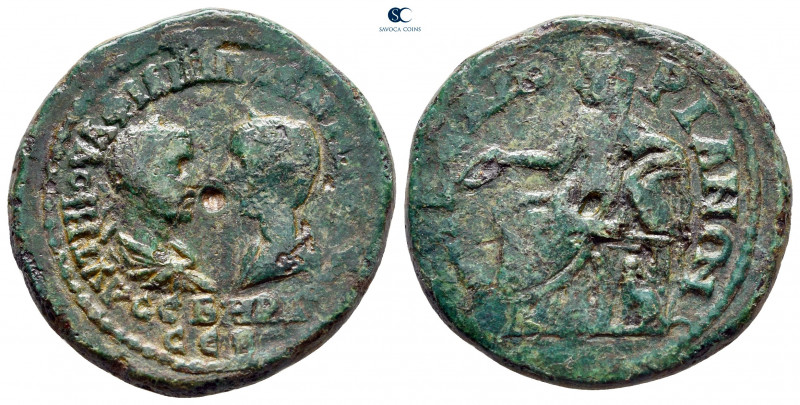 Thrace. Mesembria. Philip I and Otacilia Severa AD 244-249. 
Bronze Æ

27 mm,...