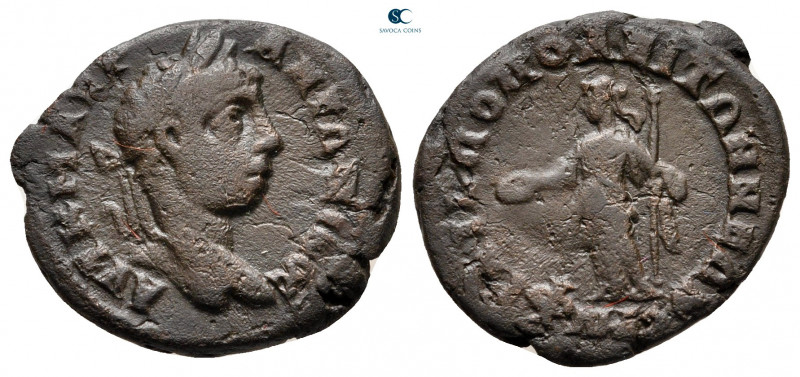 Thrace. Philippopolis. Elagabal AD 218-222. 
Bronze Æ

17 mm, 3,38 g



n...