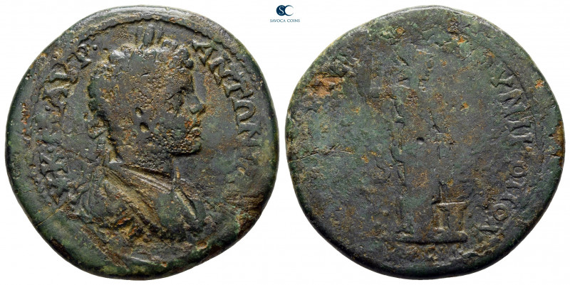 Moesia Inferior. Nikopolis ad Istrum. Caracalla AD 198-217. 
Bronze Æ

28 mm,...