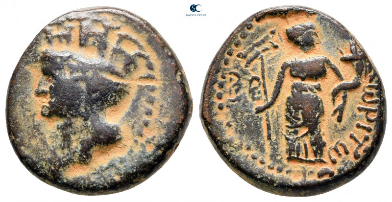 Phoenicia. Dora. Pseudo-autonomous issue AD 54-68. 
Bronze Æ

18 mm, 5,72 g
...