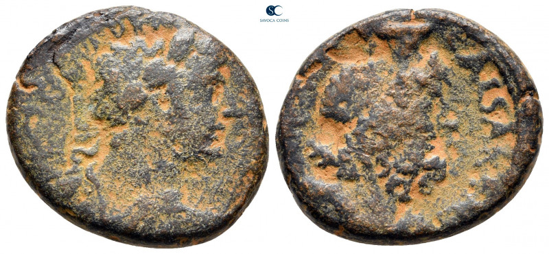 Judaea. Caesarea Maritima. Hadrian AD 117-138. 
Bronze Æ

23 mm, 9,92 g


...