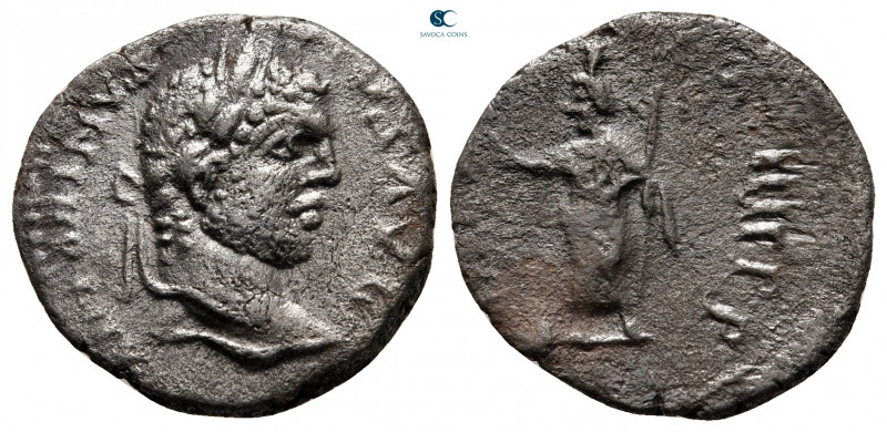 Caracalla AD 198-217. Eastern mint
Denarius AR

18 mm, 3,03 g



very fin...