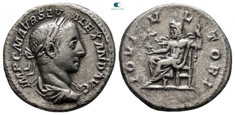 Severus Alexander AD 222-235. Rome
Denarius AR

18 mm, 2,95 g



very fin...