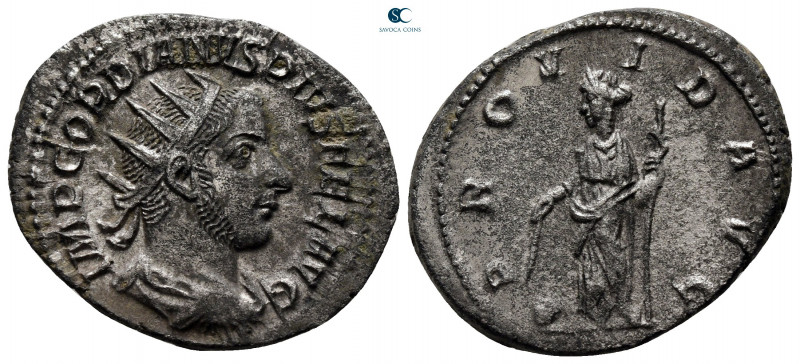 Gordian III AD 238-244. Rome
Antoninianus AR

23 mm, 4,10 g



very fine