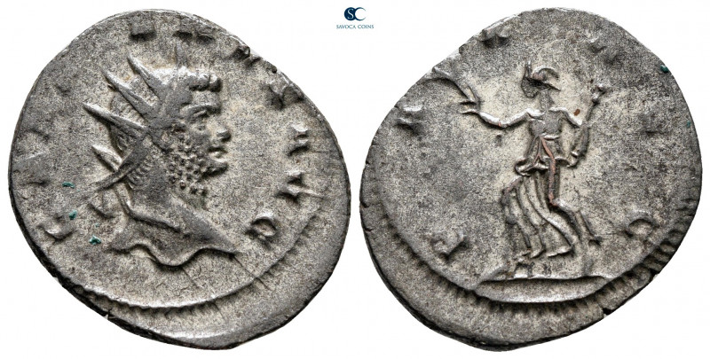 Gallienus AD 253-268. Mediolanum
Billon Antoninianus

21 mm, 2,42 g



ne...