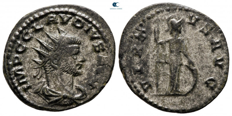 Claudius II (Gothicus) AD 268-270. Antioch
Antoninianus Æ silvered

20 mm, 2,...