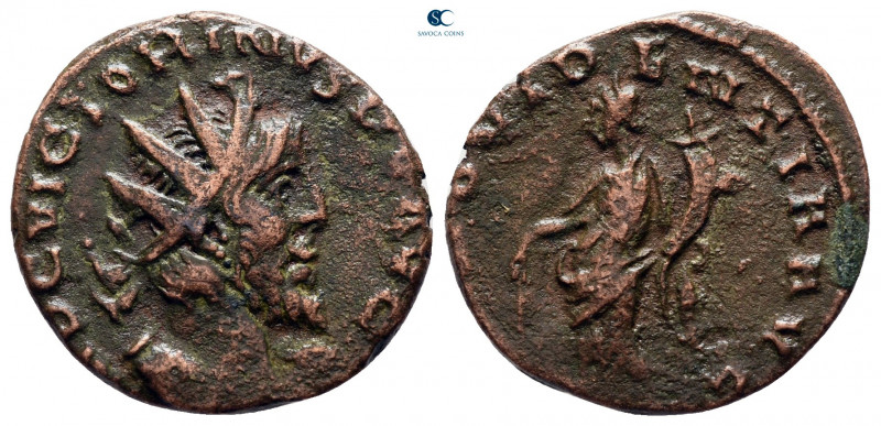 Victorinus AD 269-271. Colonia Agippinensium (Cologne)
Antoninianus Æ

18 mm,...