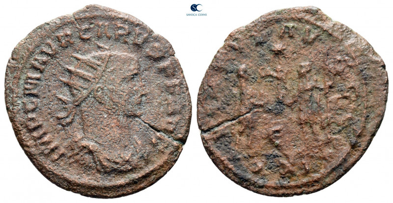 Carus AD 282-283. Antioch
Antoninianus Æ

22 mm, 2,45 g



fine