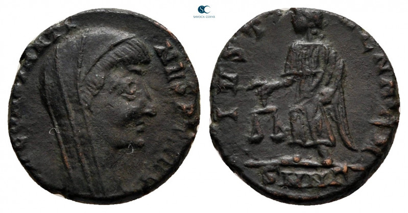 Divus Constantine I AD 337. Nicomedia
Follis Æ

13 mm, 1,50 g



nearly v...