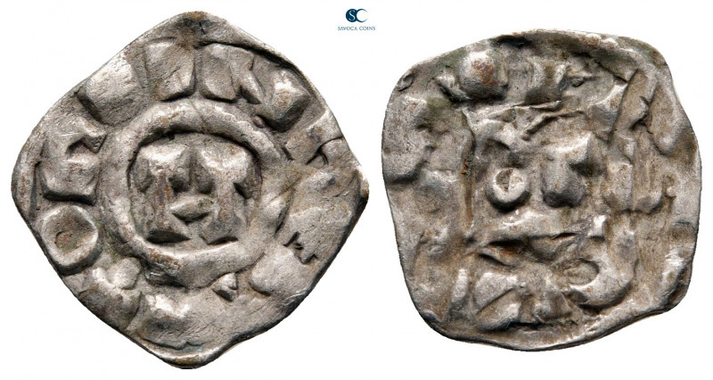 Italy. Lucca AD 1039-1135. 
Denier BI

17 mm, 0,89 g



very fine