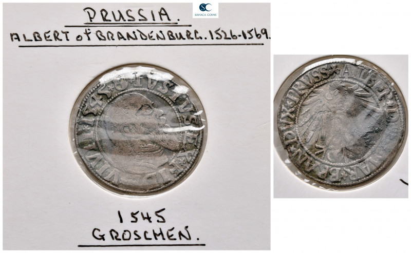 Germany. Preußen. Albrecht AD 1525-1569.
Groschen AR

 mm, g



very fine...