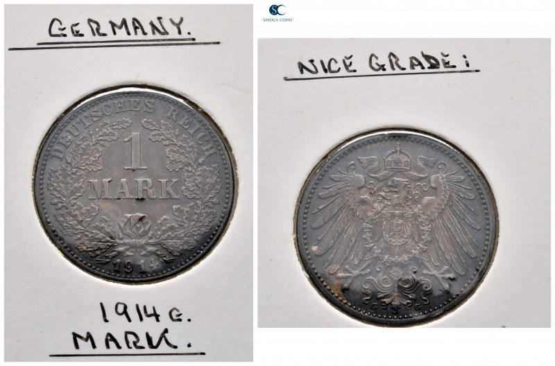 Germany. AD 1914.
1 Mark 

 mm, g



extremely fine