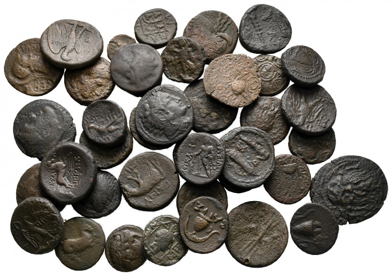 Lot of ca. 50 greek bronze coins / SOLD AS SEEN, NO RETURN! 

nearly very fine