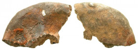 Iberia, Uncertain. 4th-2nd century B.C. AR hacksilber (24.5x13.7 mm, 7.54 g). cf. Kim and Kroll 59; Van Alfen Hacksilber 53 ff. VF, toned, scratches.