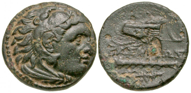 Macedonian Kingdom. Alexander III the Great. 336-323 B.C. AE unit (19.2 mm, 5.42...