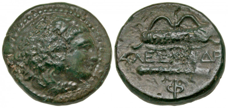 Macedonian Kingdom. Alexander III the Great. 336-323 B.C. AE 17 (18.2 mm, 4.94 g...
