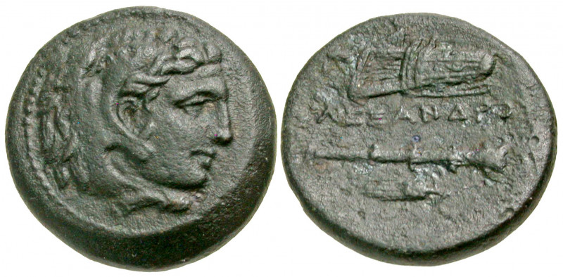 Macedonian Kingdom. Philip III Arrhidaios. 323-317 B.C. AE "unit" (18.6 mm, 5.56...