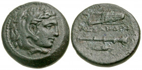 Macedonian Kingdom. Philip III Arrhidaios. 323-317 B.C. AE "unit" (18.6 mm, 5.56 g, 11 h). Struck under Asandros. Miletos mint, struck ca. 323-319 B.C...