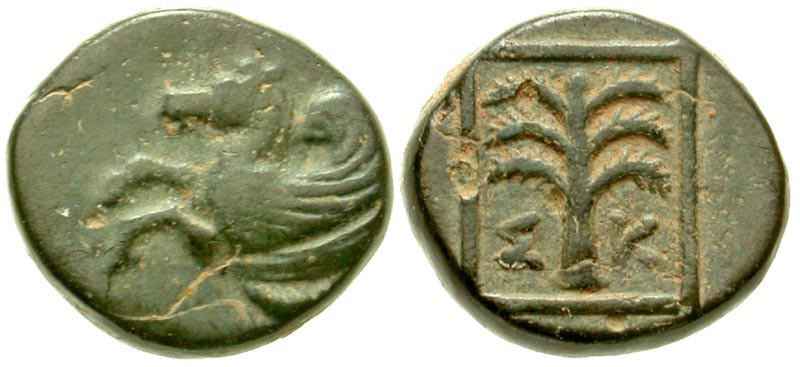Troas, Skepsis. Anonymous Civic Issue. 4th century B.C. AE 11 (10.74 mm, 1.33 g,...