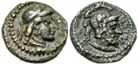 Cilicia, Tarsos. Datames. Satrap of Cilicia and Cappadocia, 384-361/0 B.C. AR obol (9.9 mm, 0.82 g, 10 h). Diademed and draped female bust (Aphrodite?...