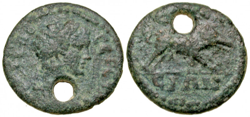 Ionia, Ephesus. Geta. A.D. 209-212. AE 17 (17.4 mm, 2.41 g, 6 h). ΑΥΤ Κ ΠΟ Є ΓЄΤ...