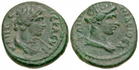 Lydia, Stratoniceia-Hadrianopolis. Pseudo-Autonomous. Time of Trajan, A.D. 98-117. AE 17 (17.1 mm, 3.56 g, 1 h). ΙЄΡΑ ΥΝΚΛΗΤΟ , draped bust of the Sen...