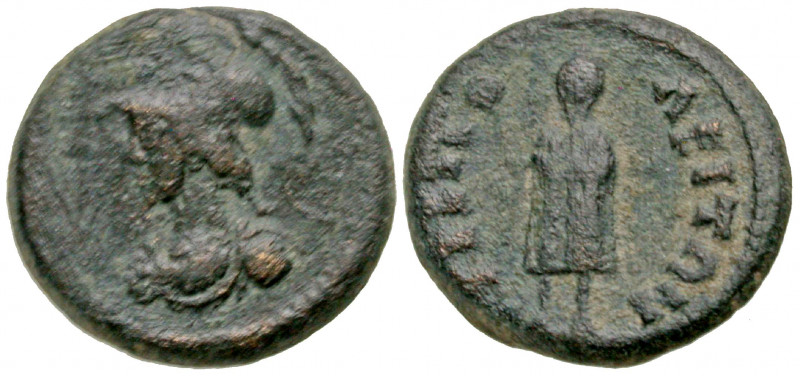 Lydia, Tripolis. Pseudo-Autonomous. Antonine era, ca. A.D. 138-192. AE 16 (15.6 ...