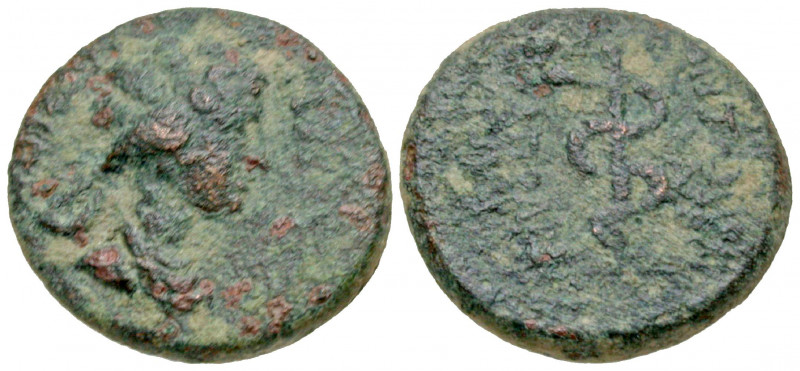 Phrygia, Hierapolis. Agrippina II. Augusta, A.D. 50-59. AE 17 (16.5 mm, 3.76 g, ...